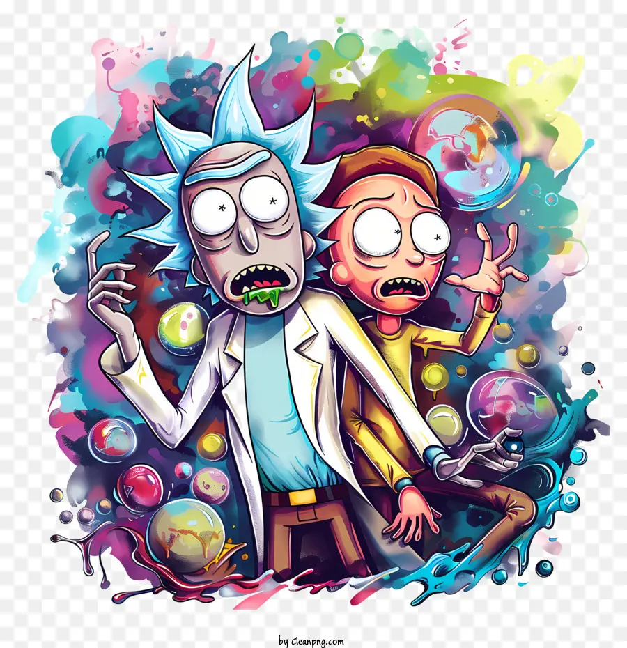 Rick E Morty，Programa De Tv Animado PNG