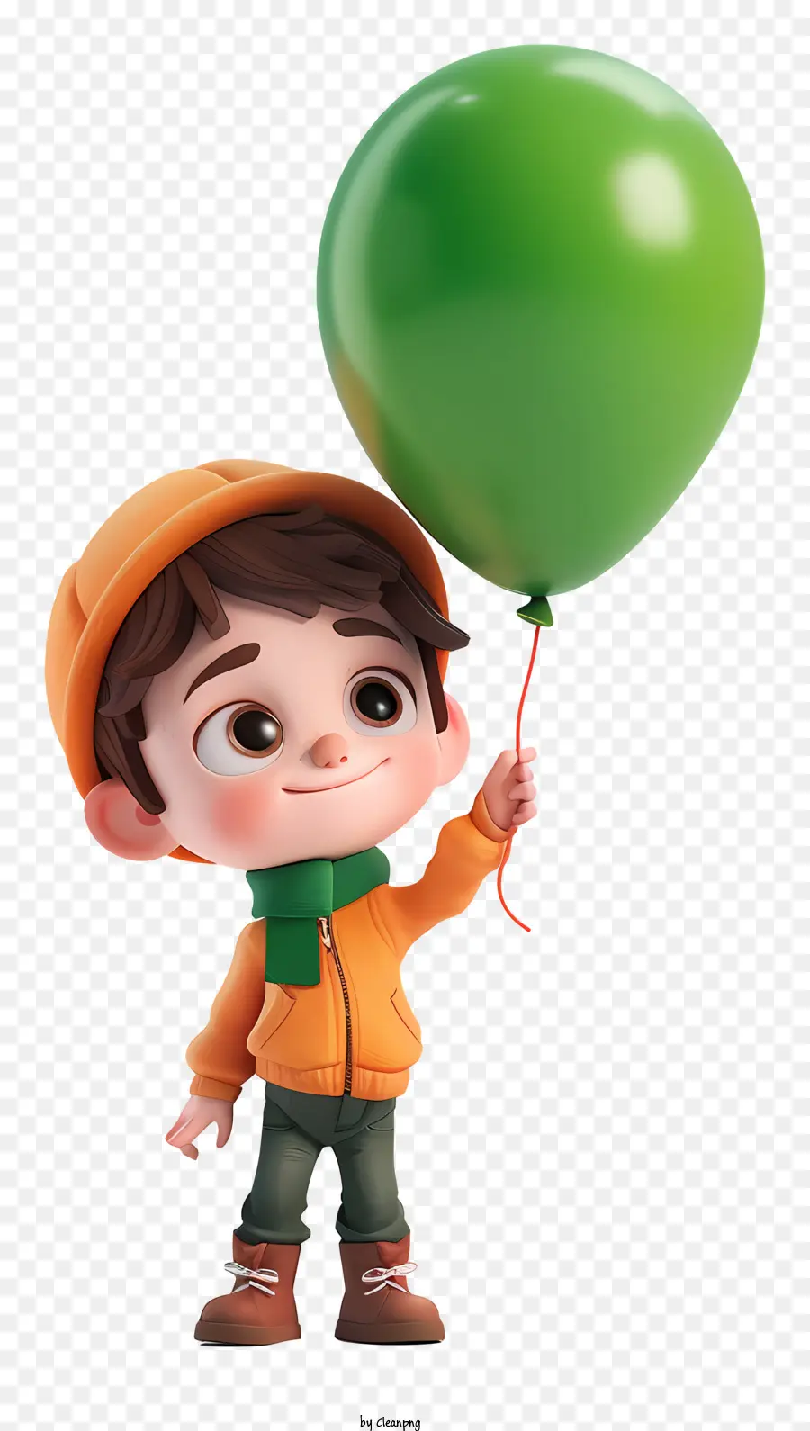 Menino Segurando Um Balão，Little Boy PNG