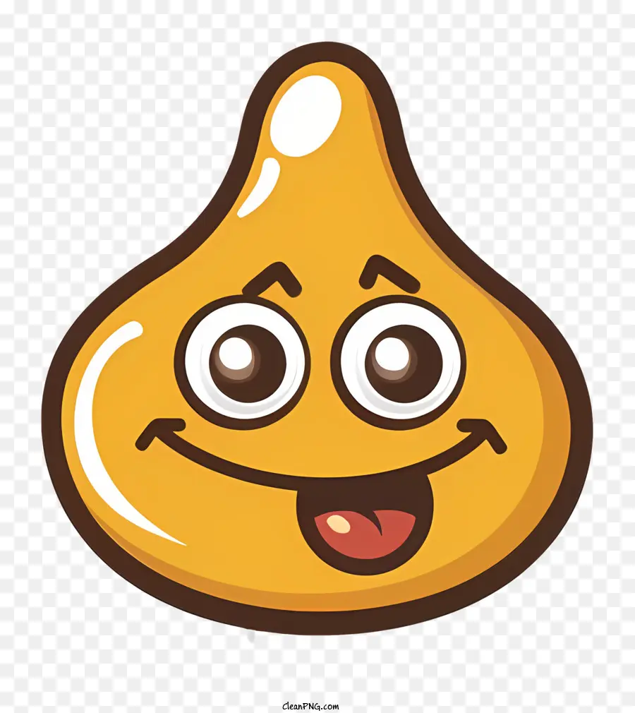 Cocô Emoji，Rosto A Sorrir PNG