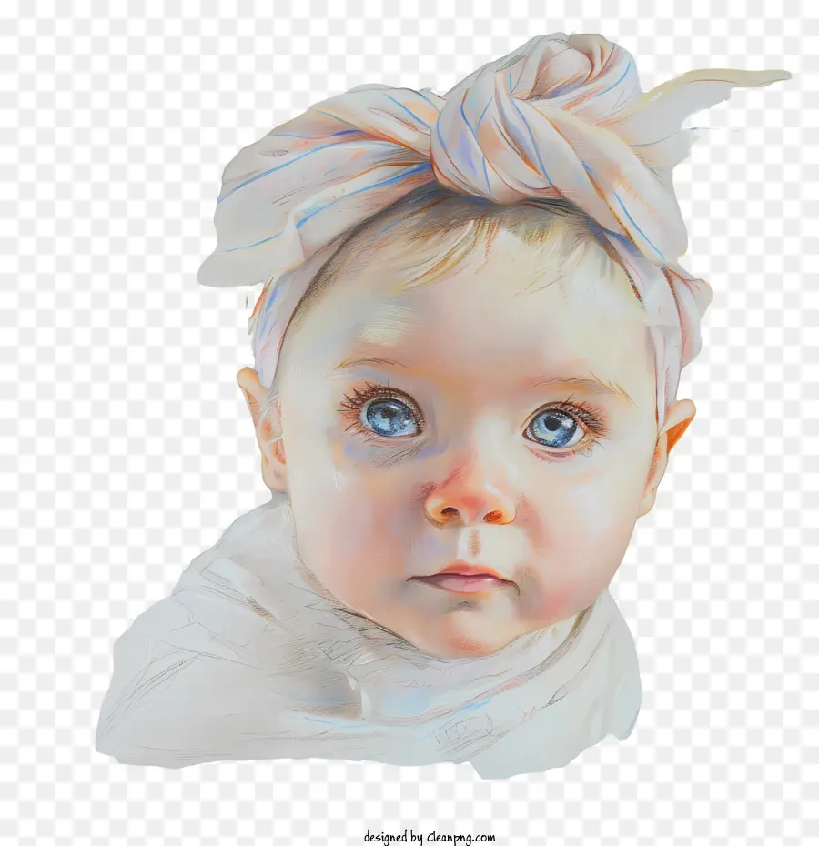 Bebê Menina，Desenho De Bebê PNG