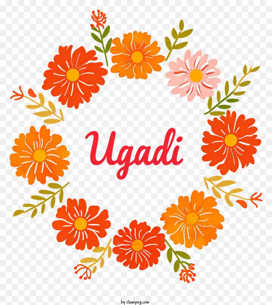 Feliz Ugadi，Uga Devolvido PNG