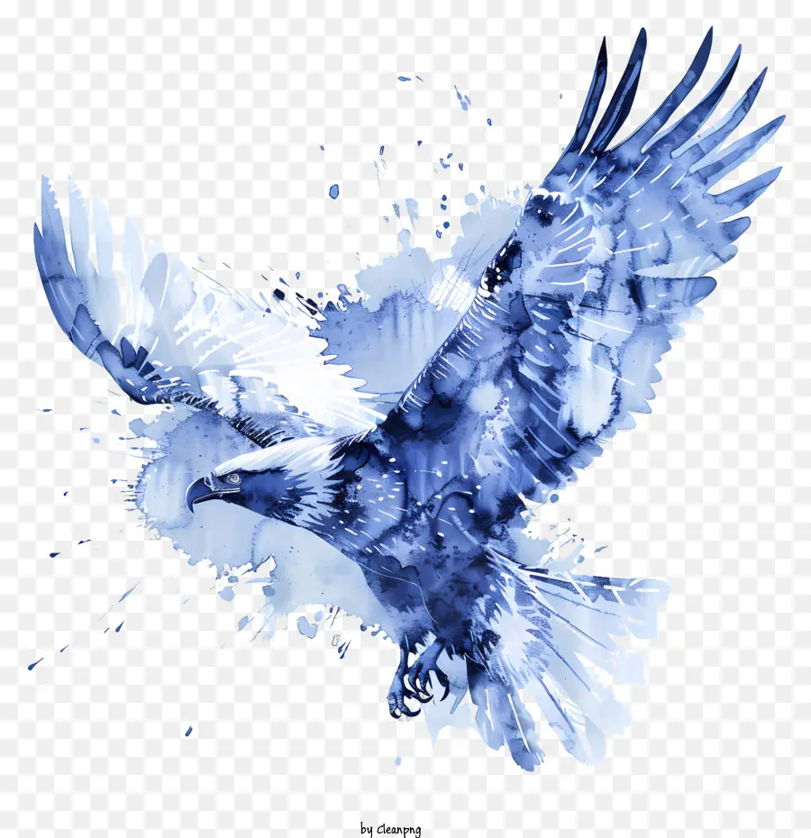 Aquarela águia，águia PNG