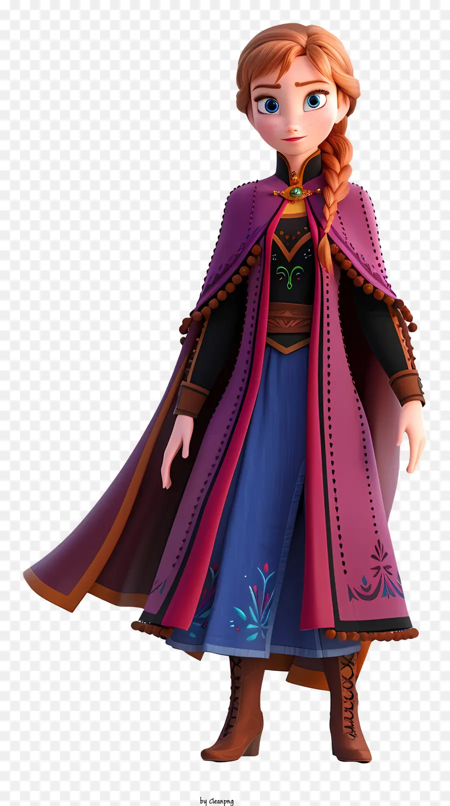 Princesa De Anna Frozen，Mulher PNG