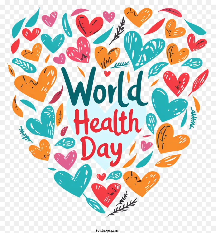 Dia Mundial Da Saúde，Forma De Coração PNG