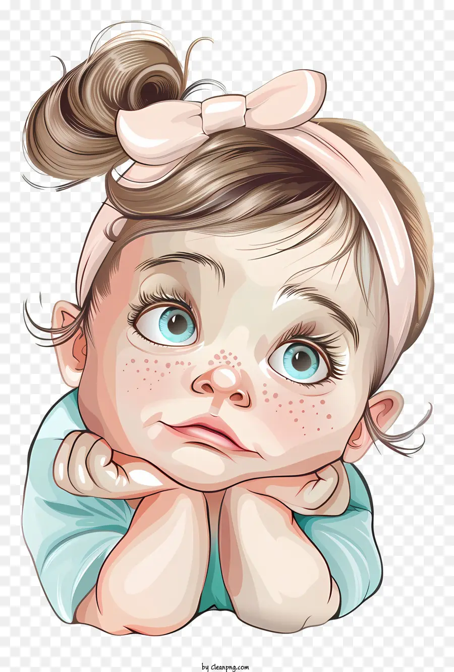 Bebê Menina，Cartoon PNG