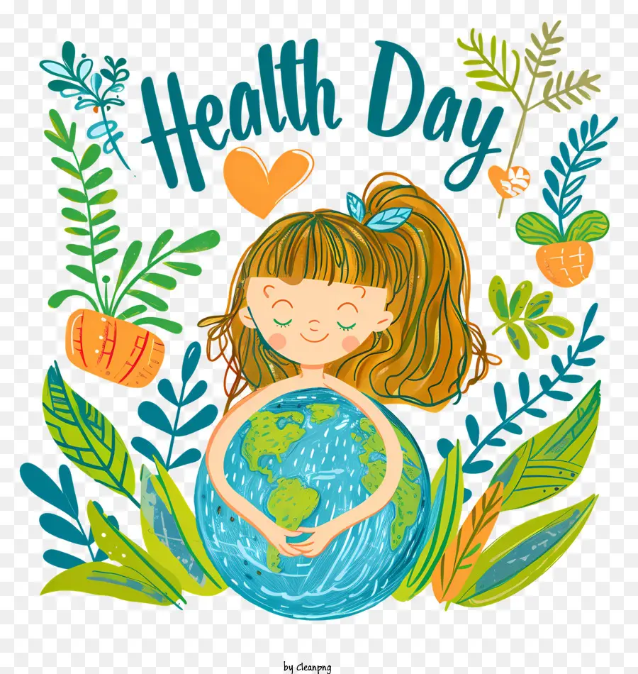 Dia Mundial Da Saúde，Young Girl PNG