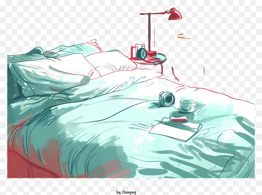 Desenho Animado Do Quarto，Bedroom PNG