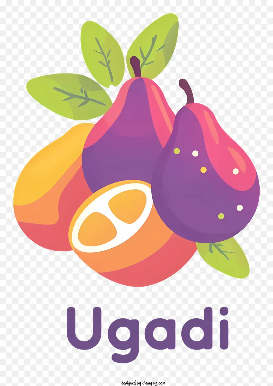 Feliz Ugadi，Frutas PNG