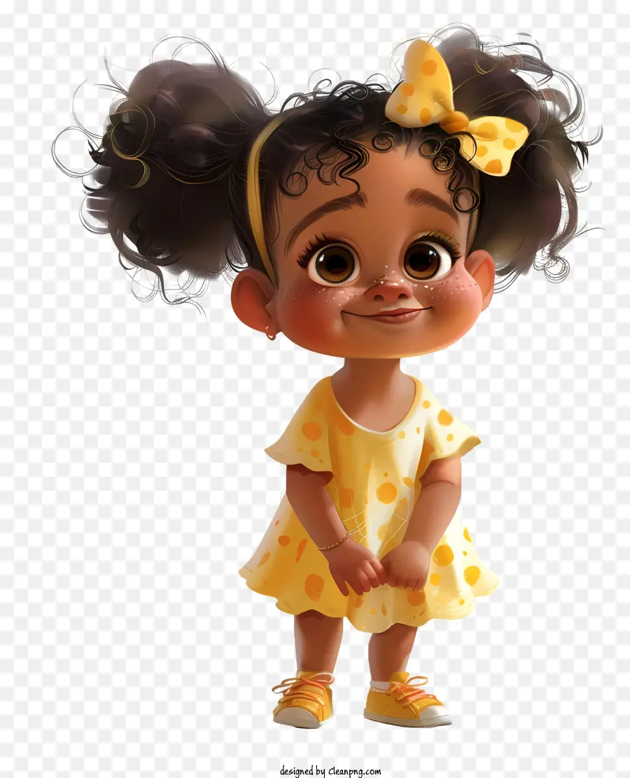 Bebê Menina，Cabelo Afro PNG