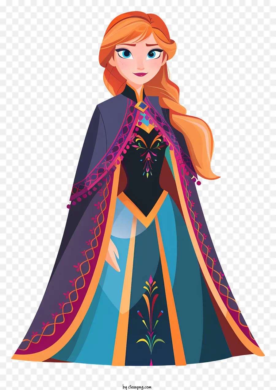 Princesa De Anna Frozen，Disney Congelados PNG