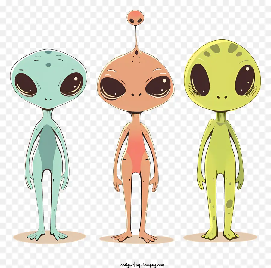 Alienígenas Do Desenho Animado，Aliens PNG