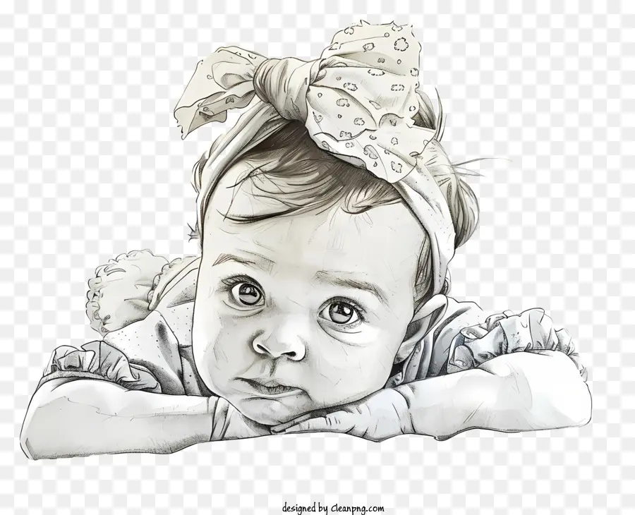 Bebê Menina，Desenho De Bebê PNG