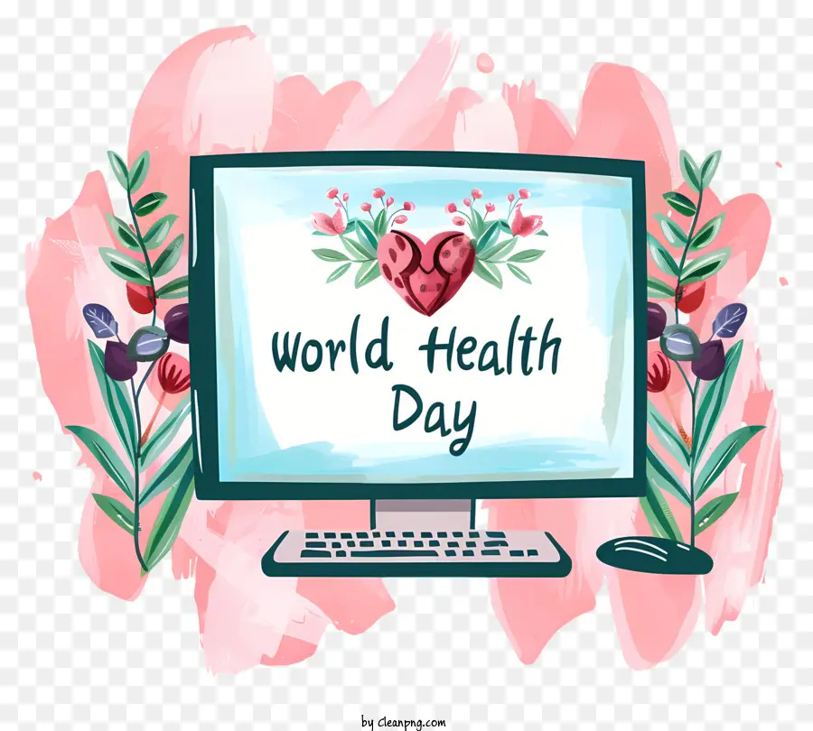 Dia Mundial Da Saúde，Monitor De Computador PNG