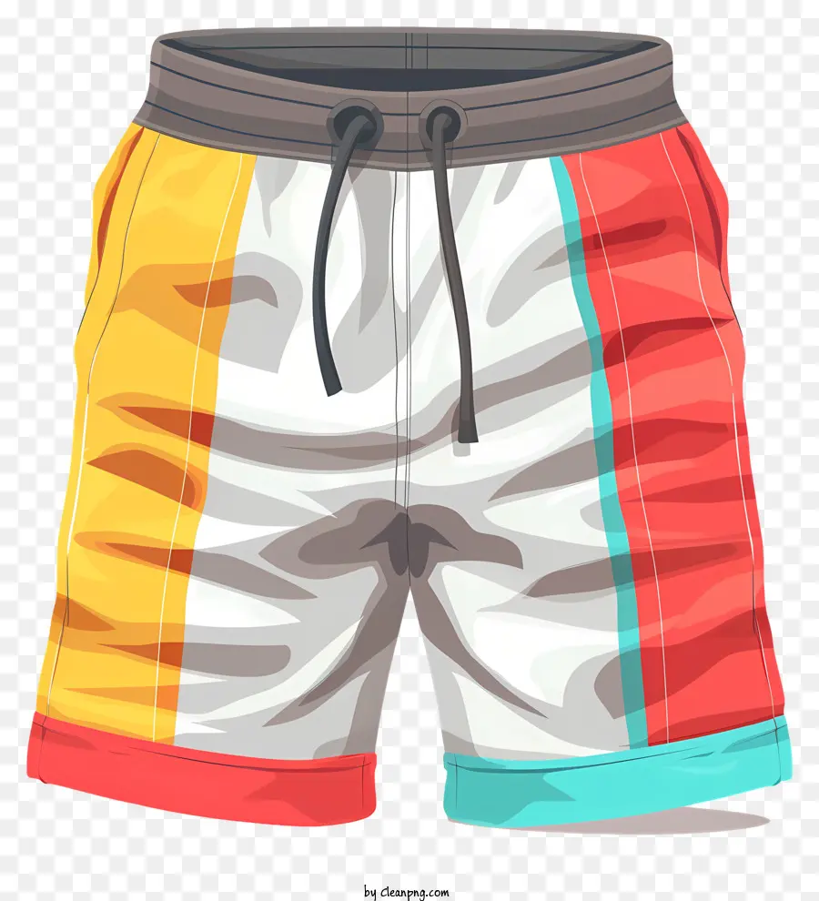 Cartoon Shorts，Maiô Colorido PNG