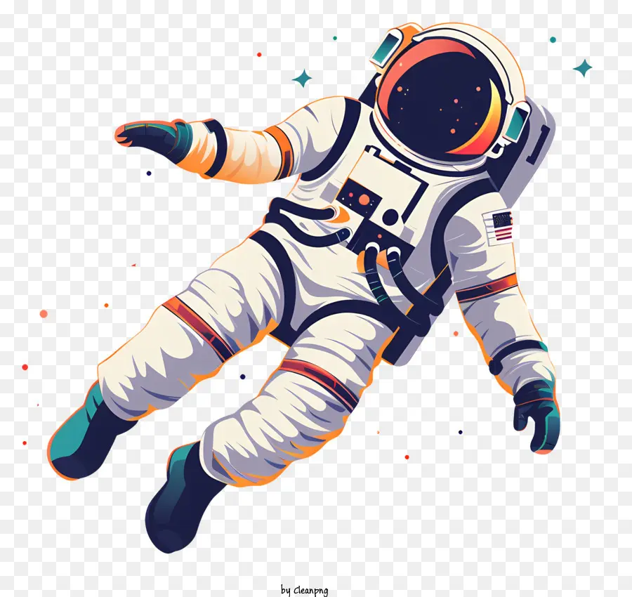 Astronauta Flutuando No Espaço，Astronauta PNG