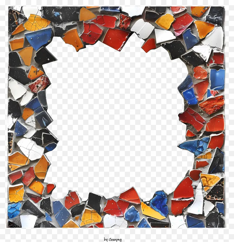 Fronteira Textura，Azulejo Mosaico PNG