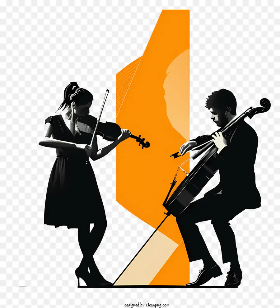 Músicos，Violoncelo PNG