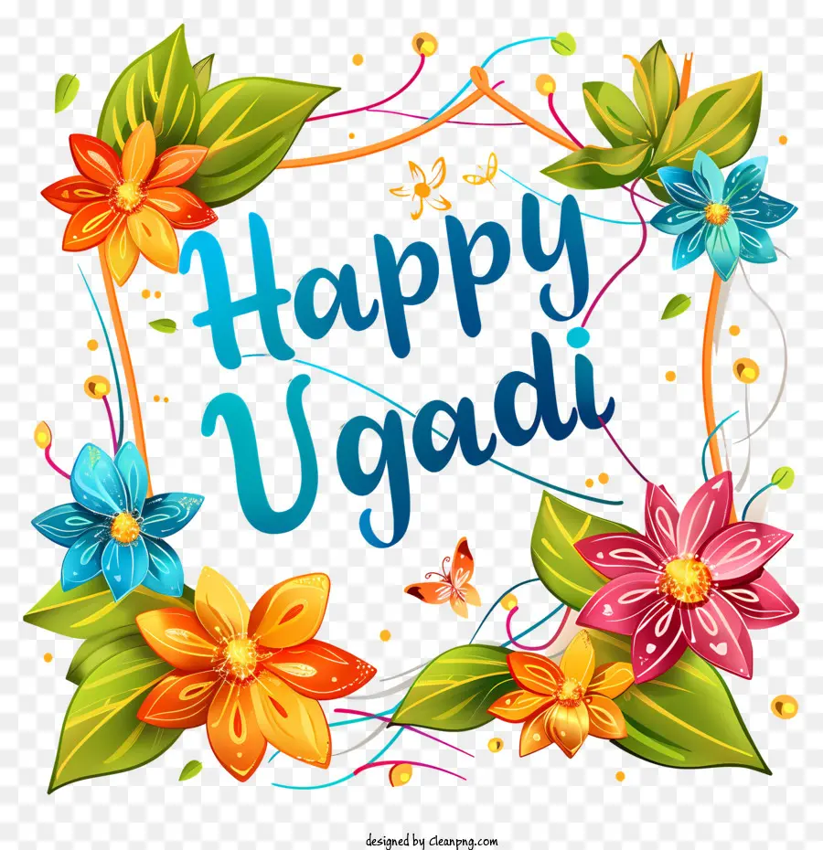 Feliz Ugadi，Uga Devolvido PNG