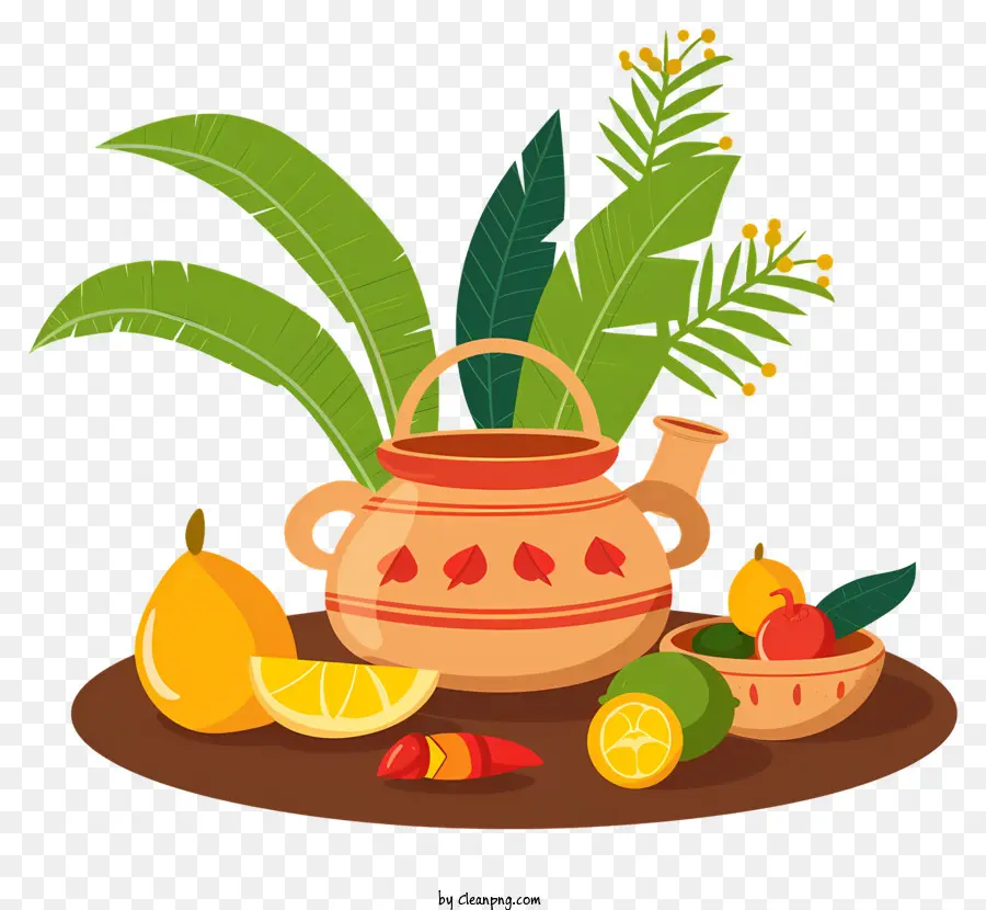 Feliz Ugadi，Chá De Panela PNG