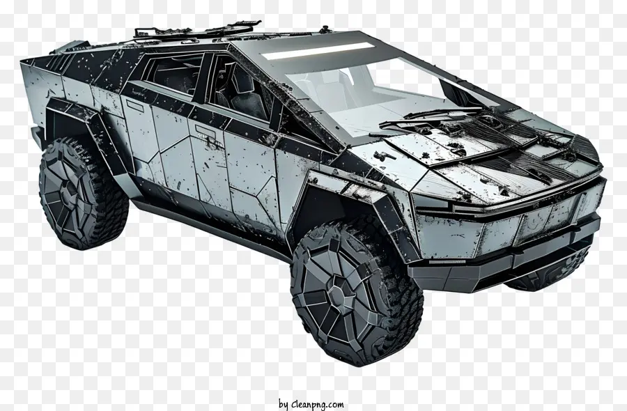 Cybertruck，Carro Futurista PNG