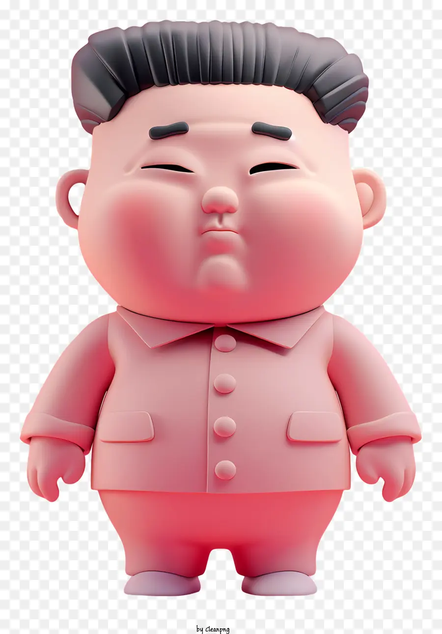 Kim Jong Un，Personagem De Desenho Animado PNG