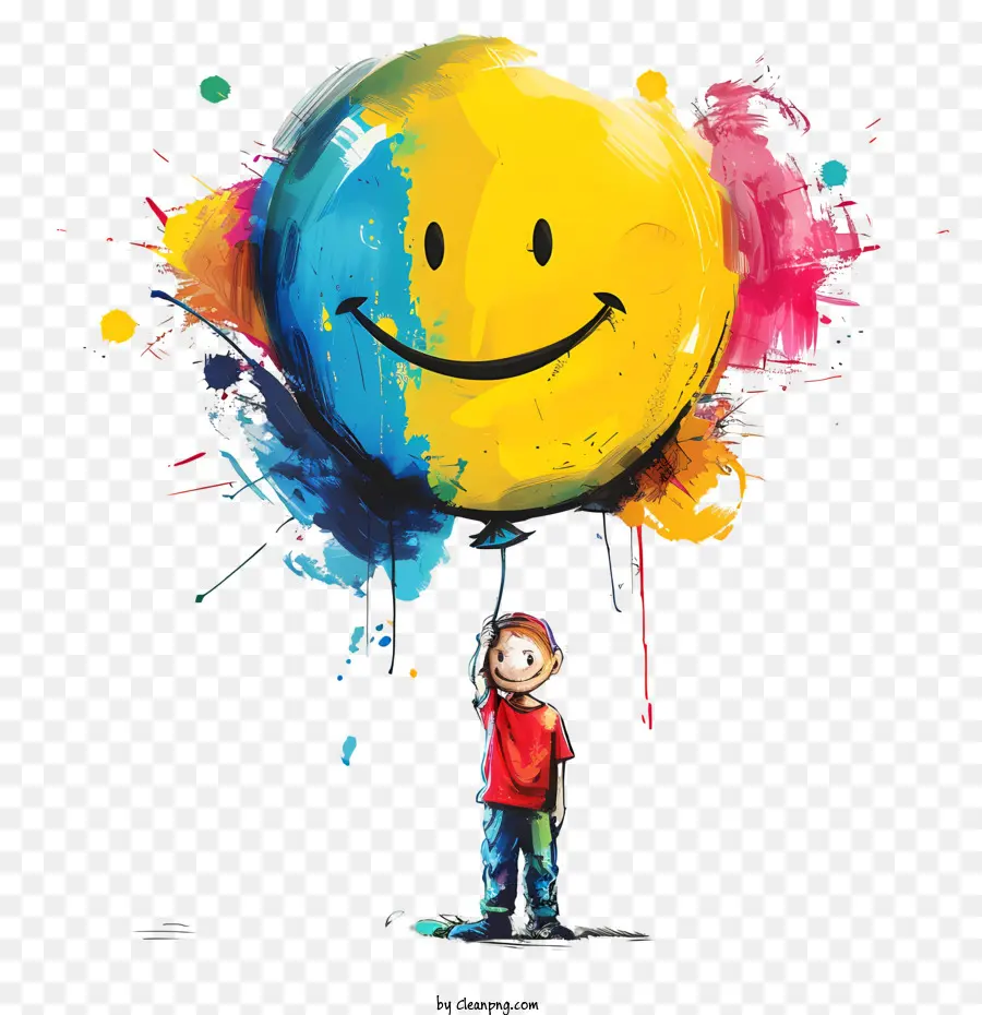 Smiley Face，Balão PNG