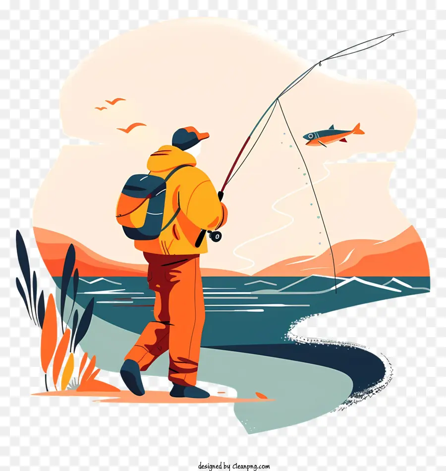 Pescador De Pesca，Pesca PNG