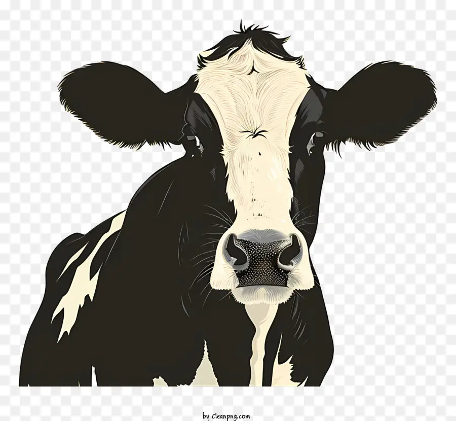 Cow，Vaca Esboço PNG