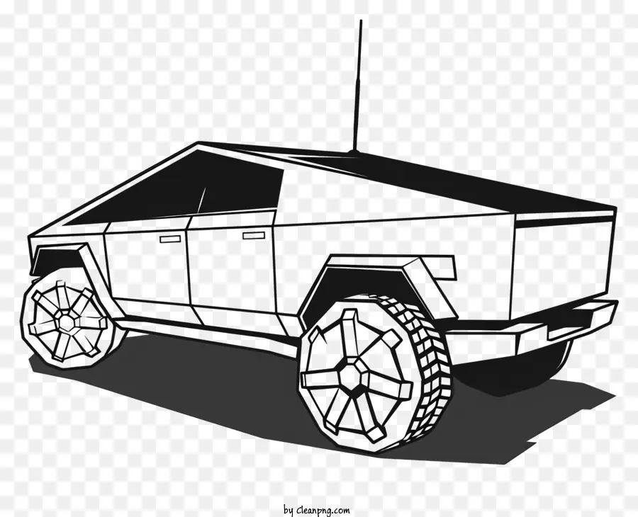 Caminhão Cibernético，Carro Futurista PNG