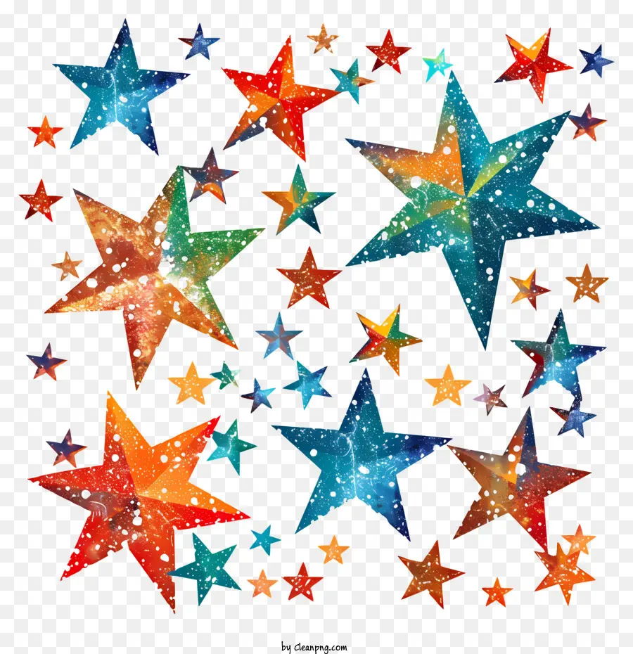 Sparkle Stars，Estrelas PNG