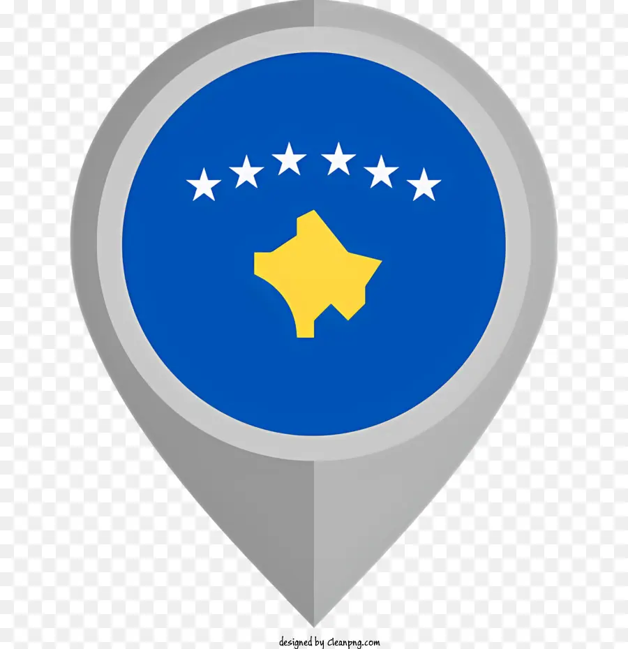 Ícone Do Kosovo，Ponteiro Do Mapa PNG