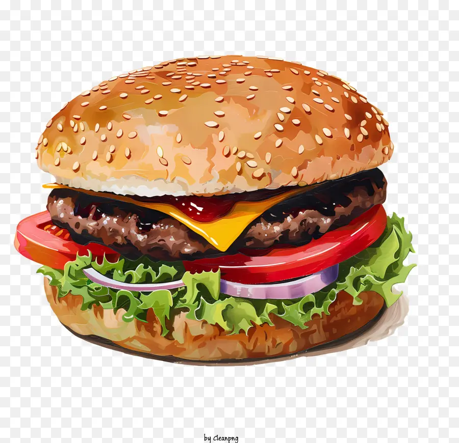 Hamburger，Ketchup PNG