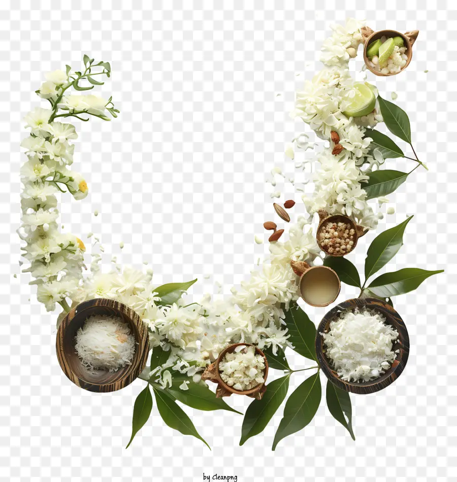 Feliz Ugadi，Arranjo De Flores PNG