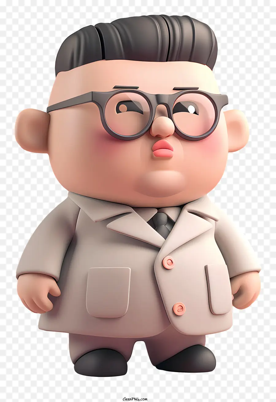 Kim Jong Un，Personagem De Desenho Animado PNG