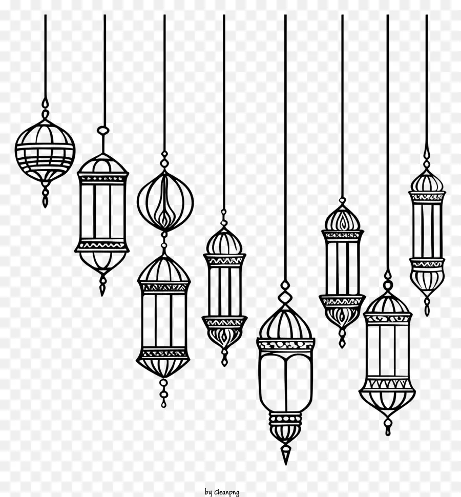 Islâmica Lâmpada，Lustres Ornamentados PNG