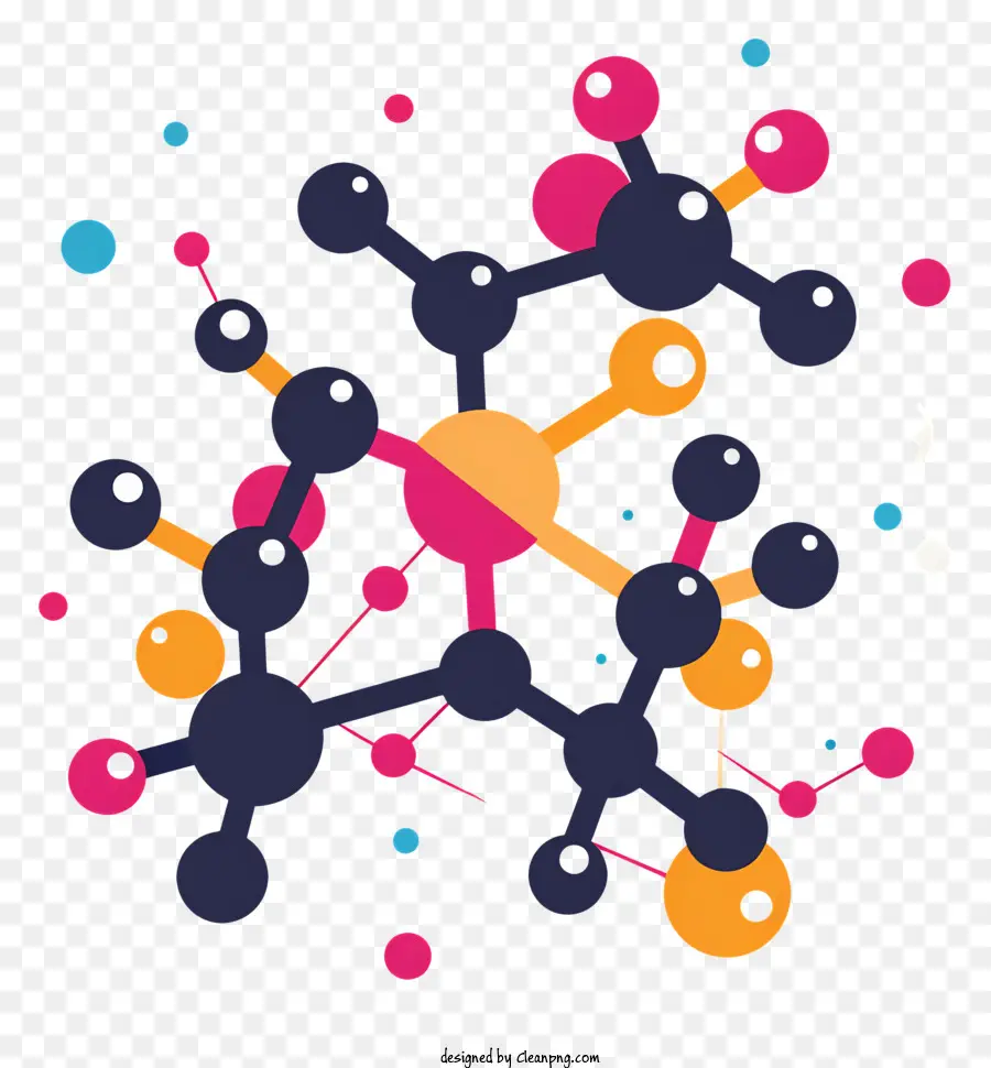 Modelo De Molécula，Moléculas PNG