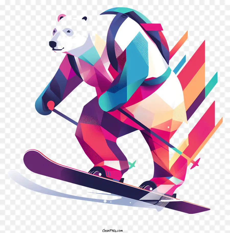 Urso Polar，Panda PNG