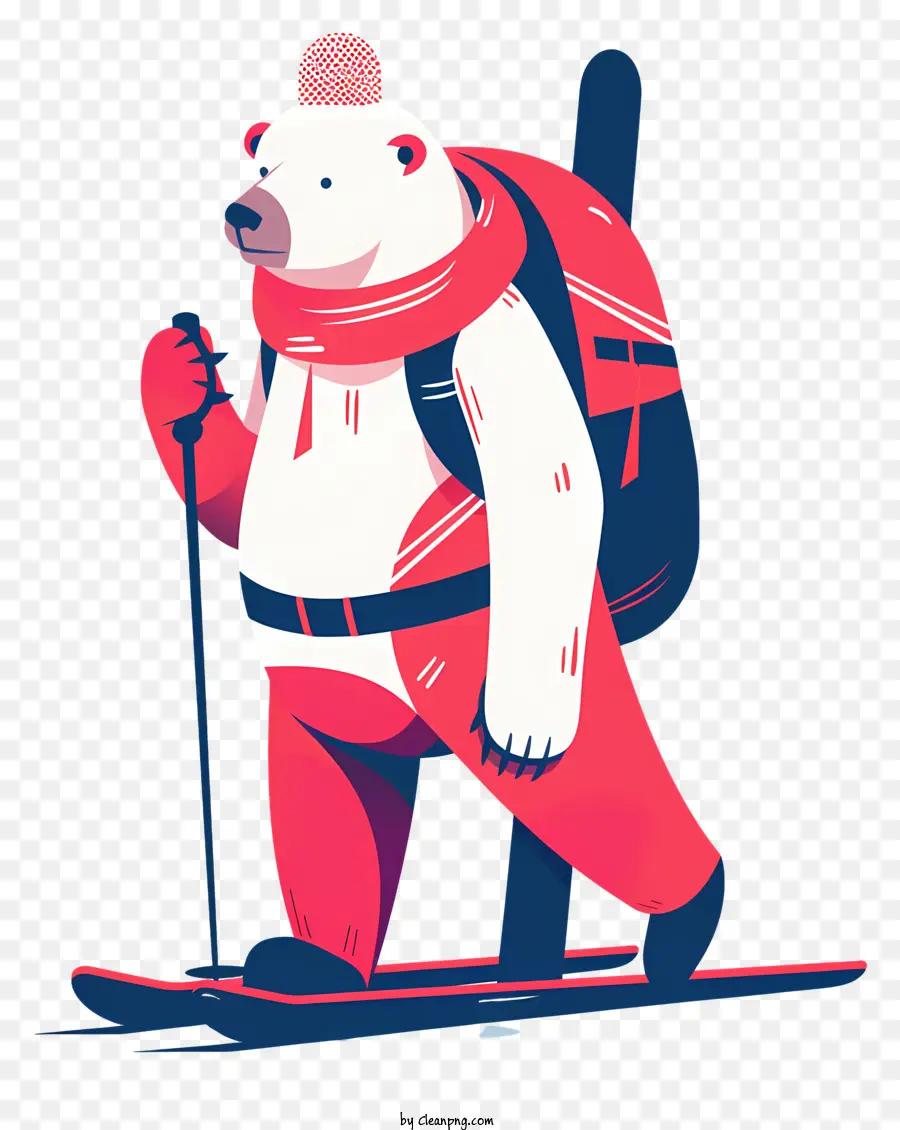 Urso Polar，Esqui De Urso PNG