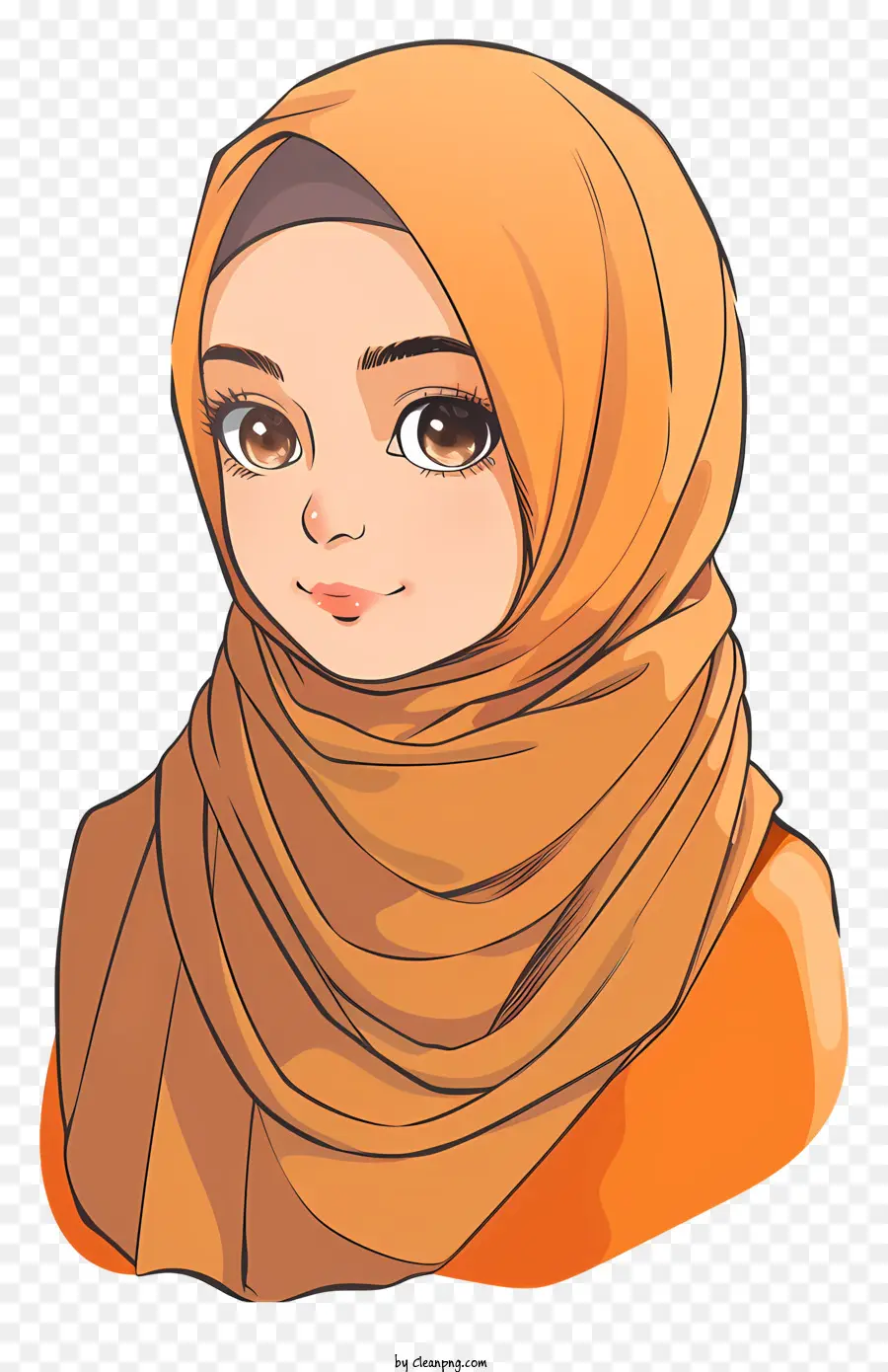 Garota Muçulmana，Caráter De Desenho Animado Muçulmano PNG