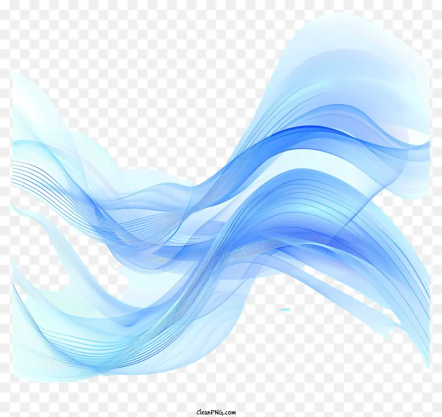 Fundo Gradiente，Ondas Abstratas PNG