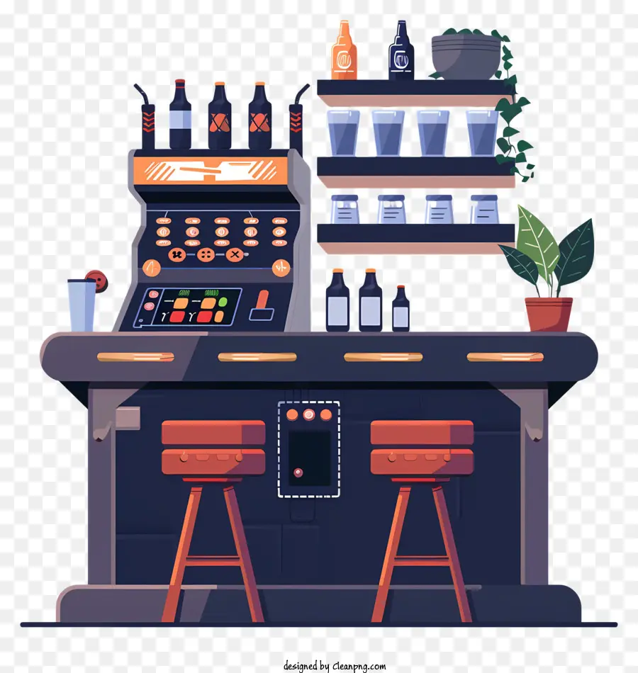 Bar Com Bebidas，Bar PNG