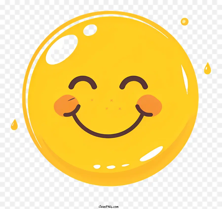 Smiley Amarelo，Balão Triste PNG