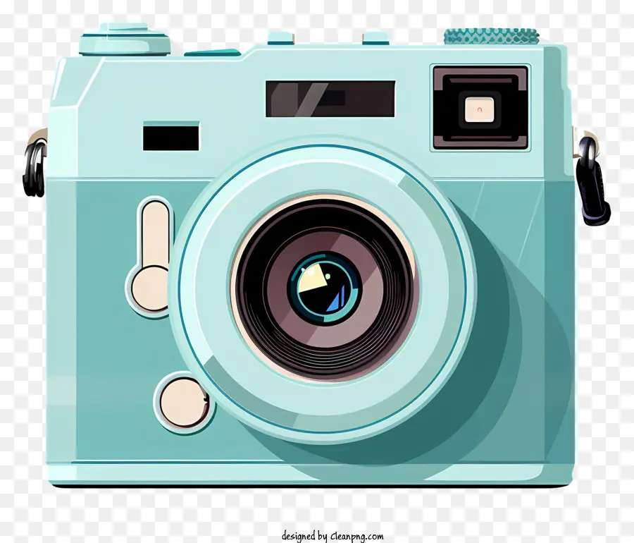 Câmera Azul Instax Mini，Câmera Vintage PNG