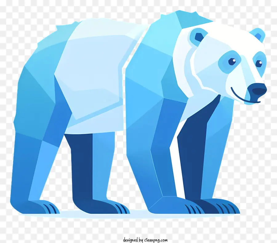 Urso Polar，Pixel Art PNG