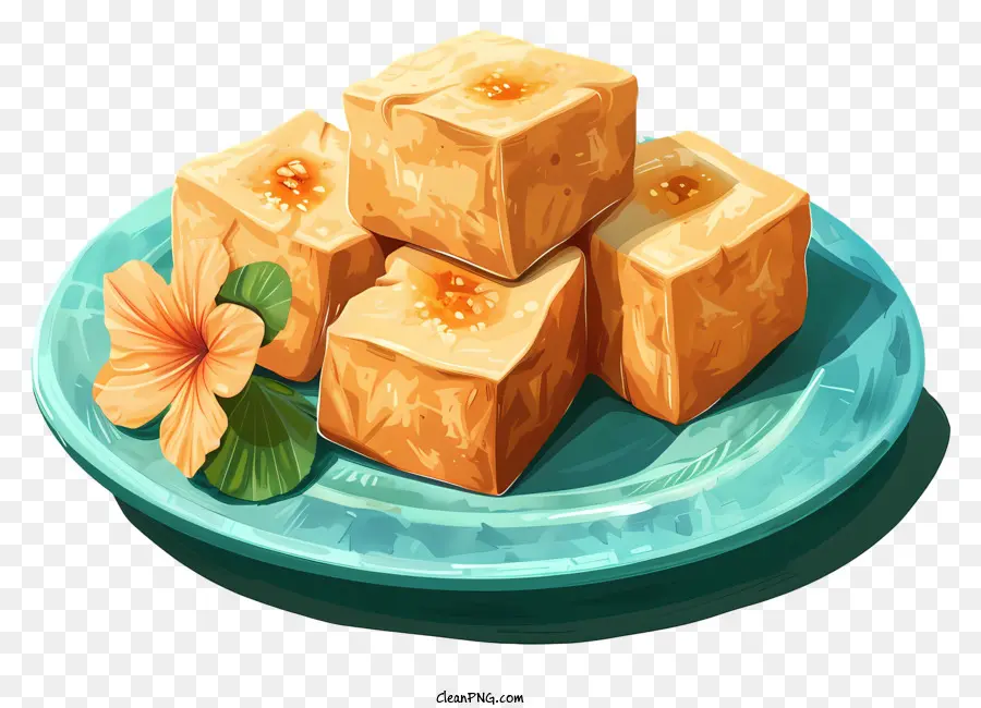 Tofu Fedorento，Tofu Frito PNG