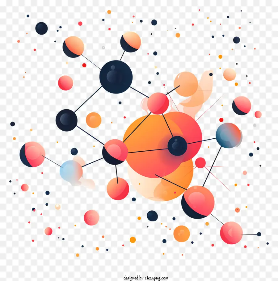 Modelo De Molécula，Química PNG