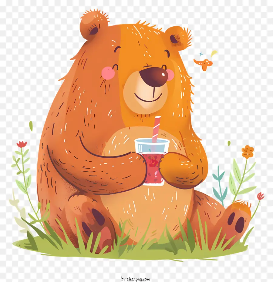 Urso，Bonito Urso Marrom PNG