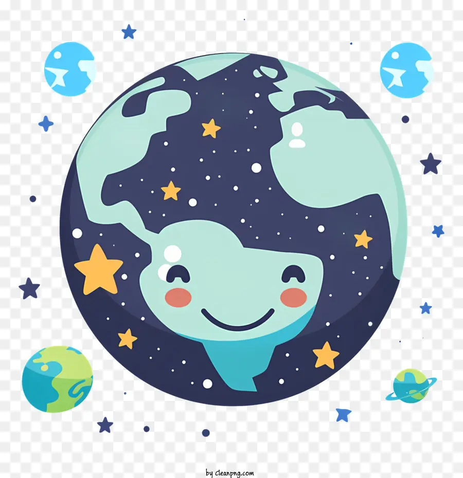 O Planeta Terra，Terra Ilustração PNG