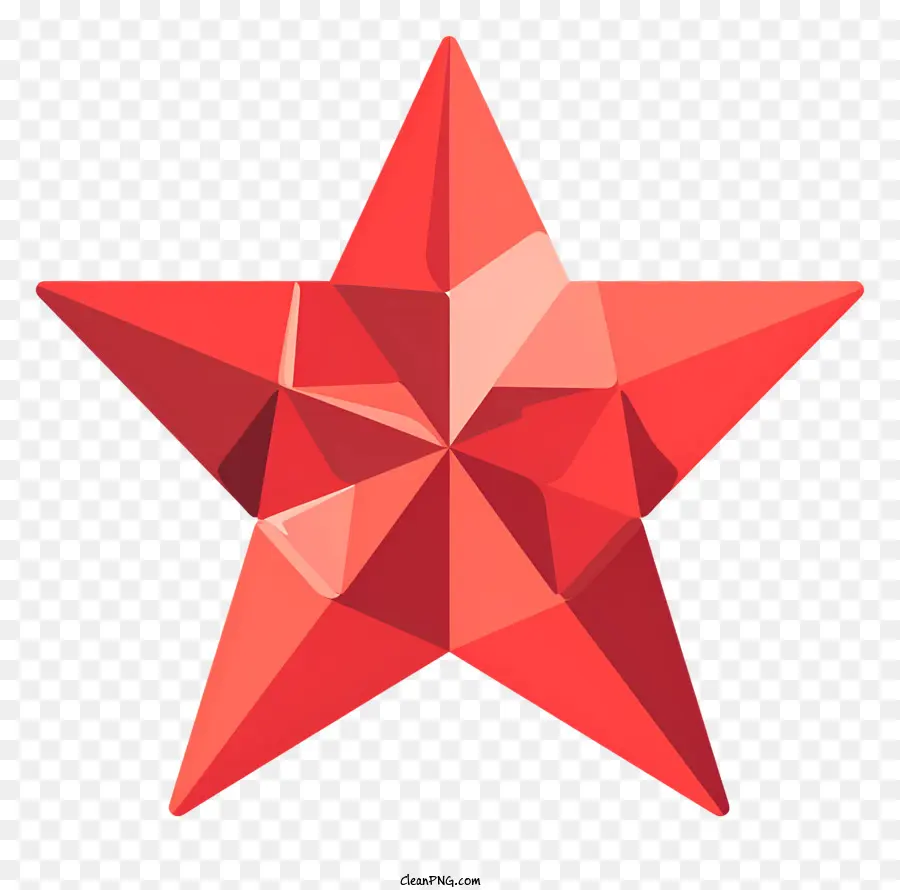 Estrela Vermelha，Triangular PNG