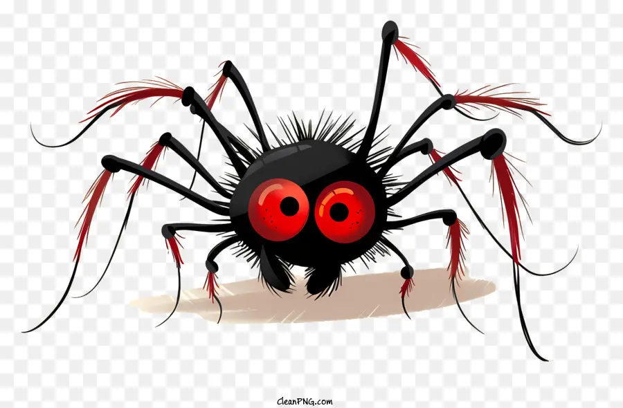 Cartoon Aranha，Black Spider PNG